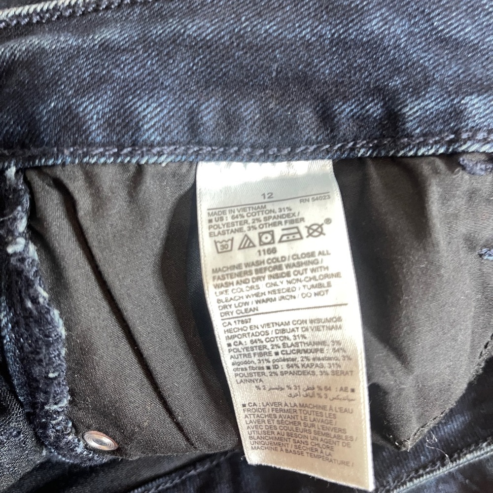 Old Navy Women’s Extra High Rise Rockstar Super Skinny Jeans Secret Slim Pockets - Picture 5 of 7